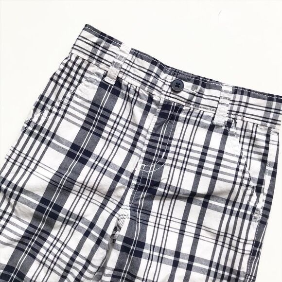 Gymboree navy/white plaid shorts EUC 2T - Picture 2 of 4
